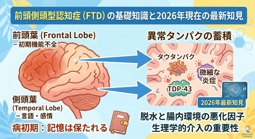 前頭側頭型認知症（FTD）の基礎知識と2026年現在の最新知見