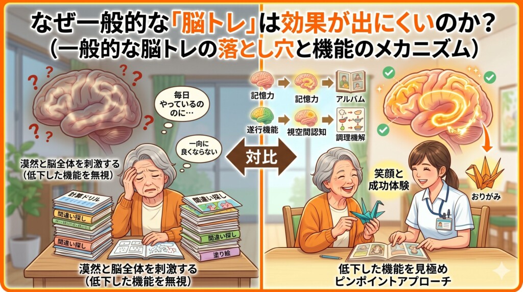 なぜ一般的な「脳トレ」は効果が出にくいのか？認知機能のメカニズムと落とし穴