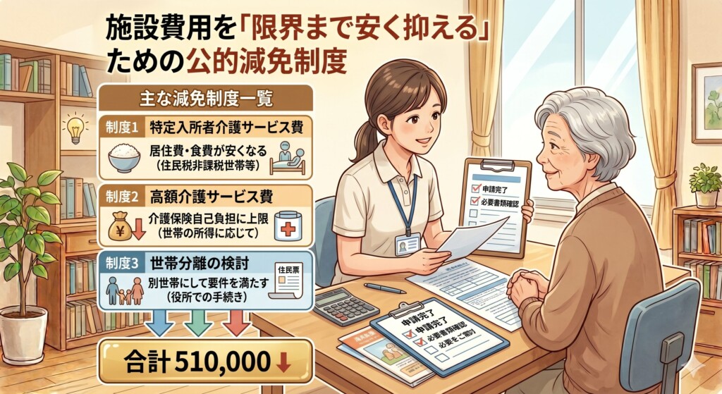 施設費用を「限界まで安く抑える」ための公的減免制度