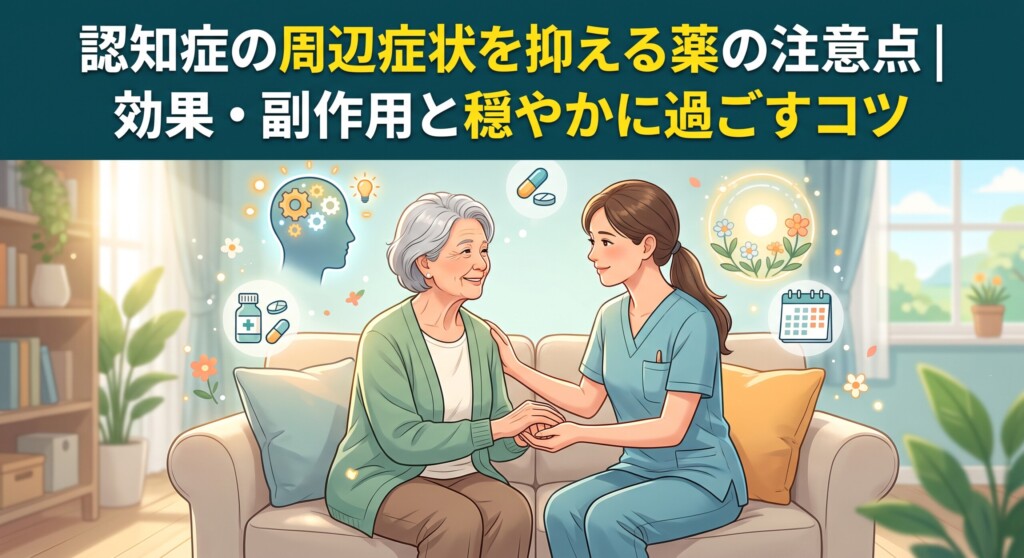 認知症の周辺症状を抑える薬の注意点｜効果・副作用と穏やかに過ごす工夫