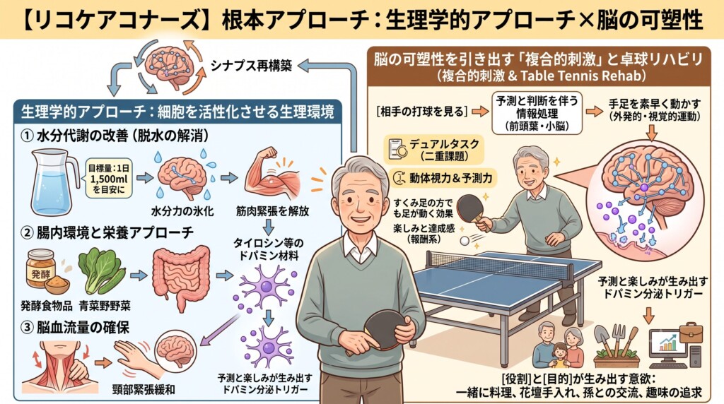 リコケアコナーズが考えるパーキンソン病の根本アプローチ