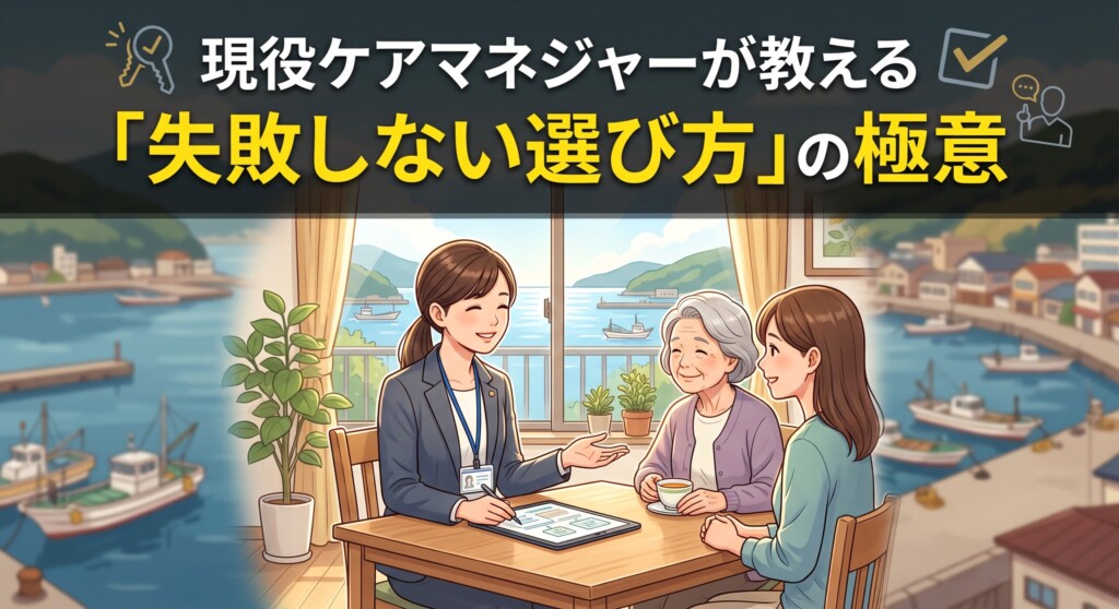 現役ケアマネジャーが教える「失敗しない選び方」の極意