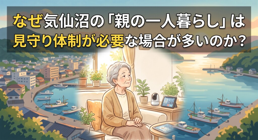なぜ気仙沼の「親の一人暮らし」は見守り体制が急務なのか?気仙沼特有の生活リスク