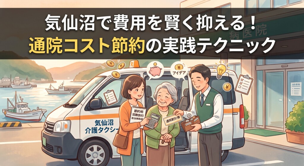 気仙沼で費用を賢く抑える!通院コスト節約の実践テクニック