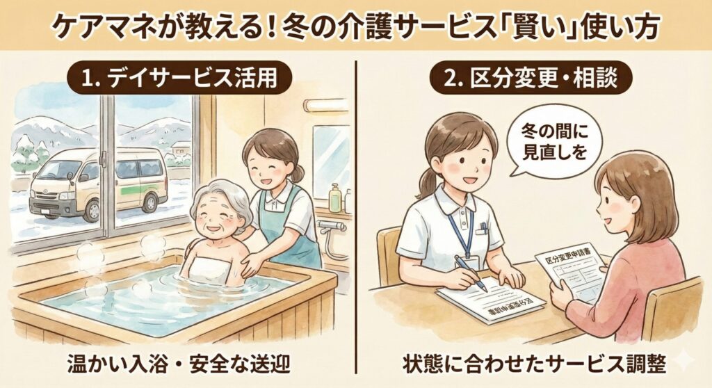 ケアマネが教える!冬の介護サービス「賢い」使い方