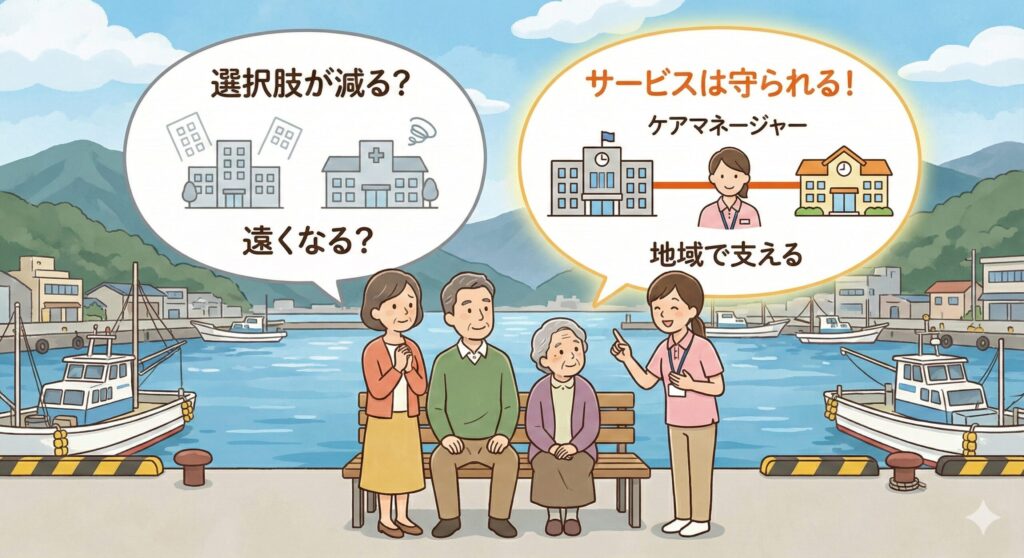 気仙沼のような地方都市に住む家族への影響は？