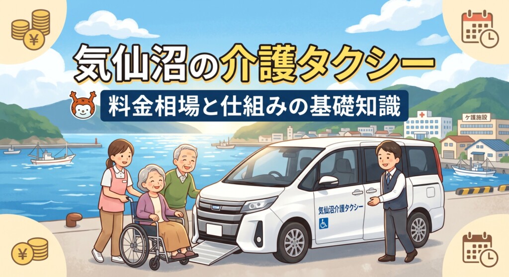 気仙沼の介護タクシー料金相場と仕組みの基礎知識