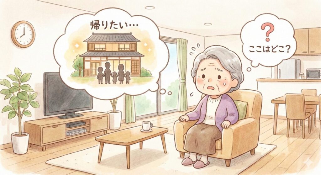 なぜ、自宅にいるのに「帰りたい」と言うのか