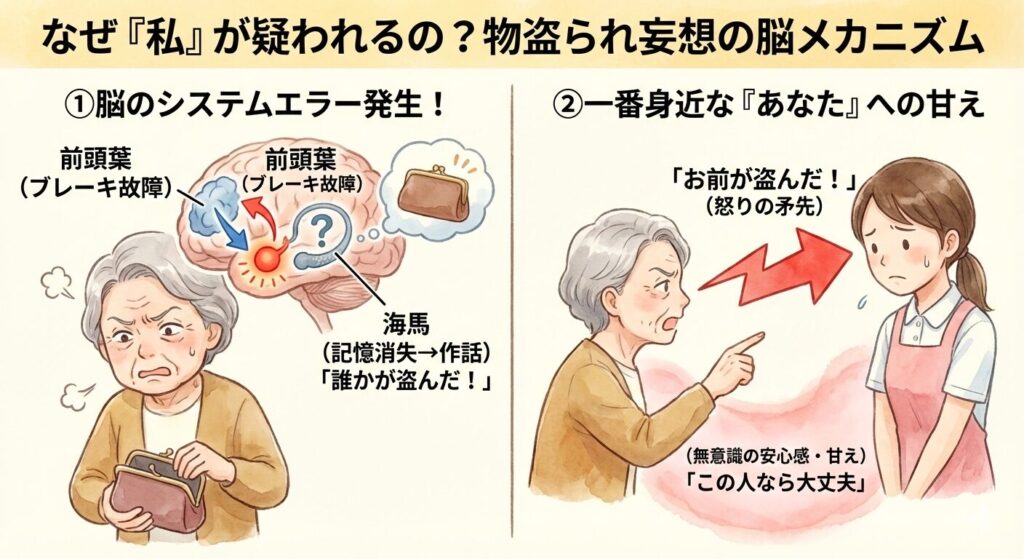 なぜ「私」が疑われるの?物盗られ妄想が起きる「脳のメカニズム」