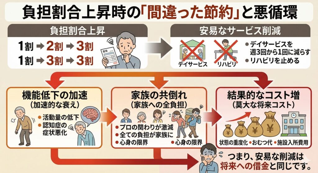 負担割合が上がった時の「間違った節約」