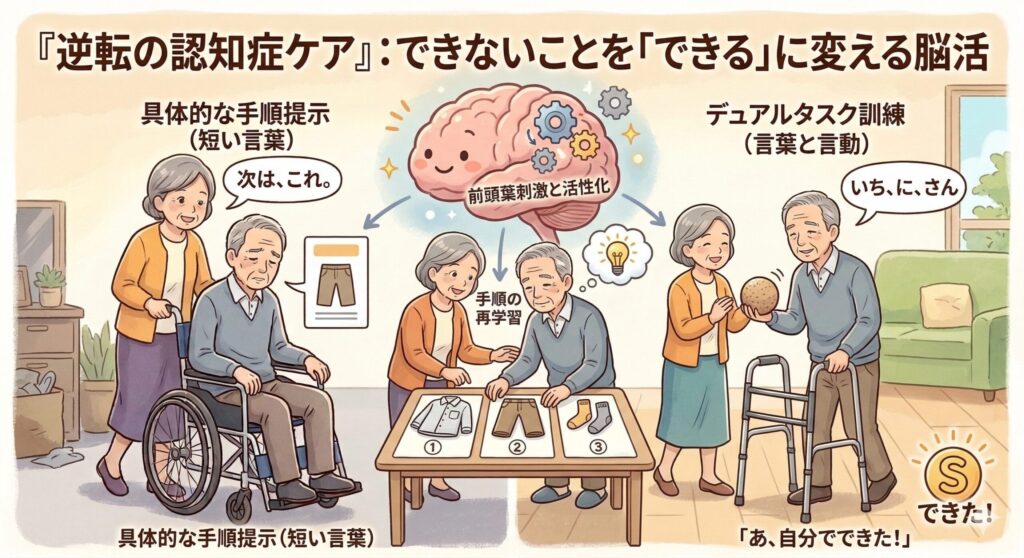 『逆転の認知症ケア』：できないことを「できる」に変える脳活