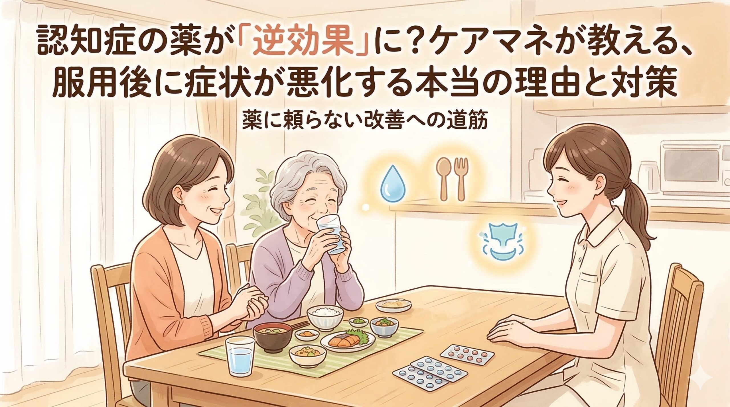 認知症の薬が「逆効果」に？ケアマネが教える、服用後に症状が悪化する本当の理由と対策