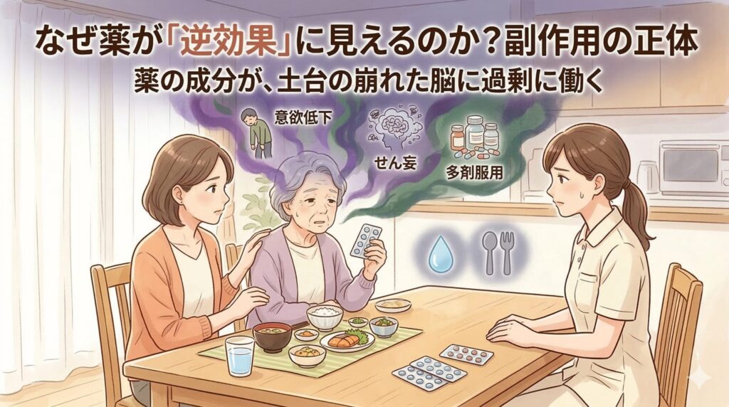 なぜ薬が「逆効果」に見えるのか？副作用の正体