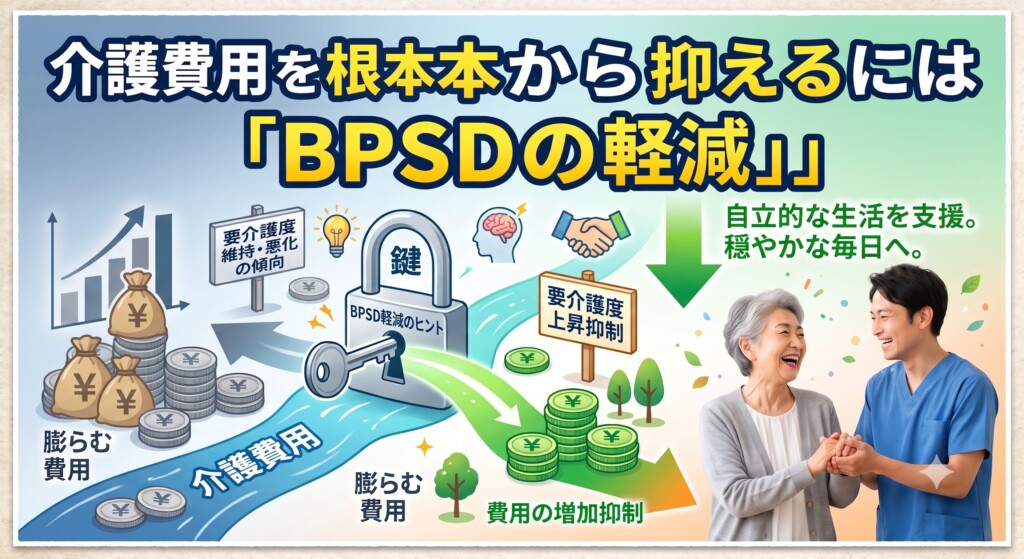介護費用を根本から抑えるには「BPSDの軽減」