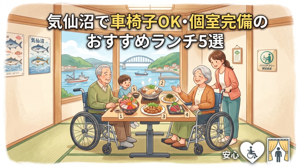 気仙沼で車椅子OK・個室完備のおすすめランチ5選