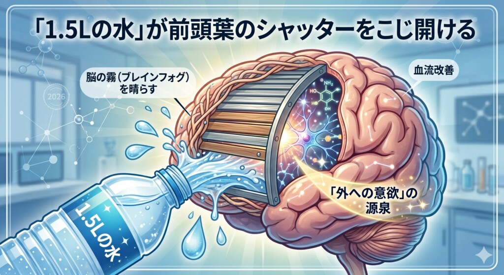 「1.5Lの水」が前頭葉のシャッターをこじ開ける