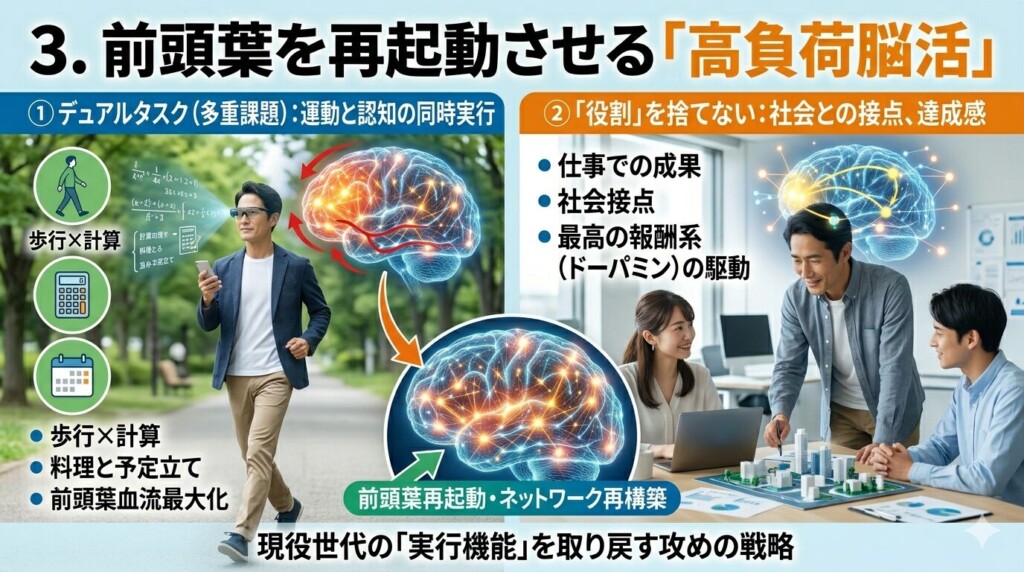 前頭葉を再起動させる「高負荷脳活」