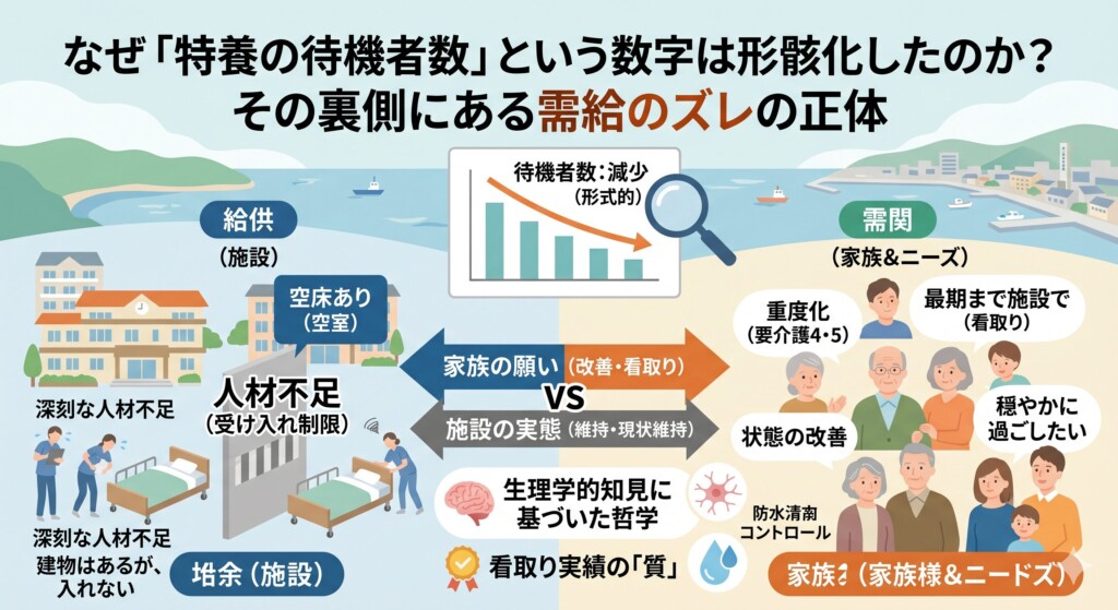 なぜ「特養の待機者数」という数字は形骸化したのか？その裏側にある需給のズレの正体