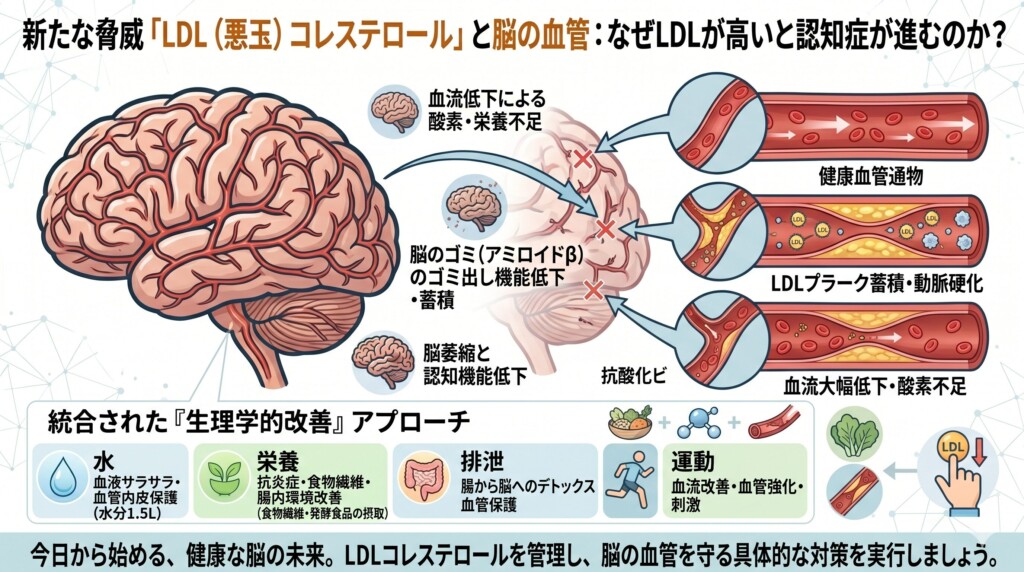 新たな脅威「LDL（悪玉）コレステロール」と脳の血管
