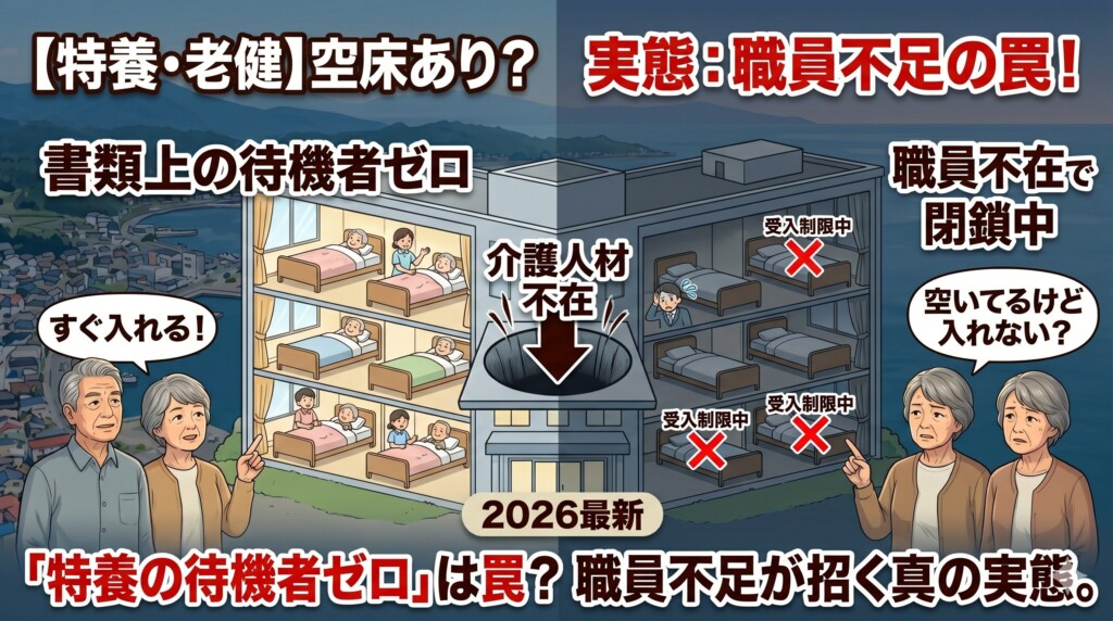 気仙沼市内の特養・老健の「空き状況」と待機者ゼロの罠