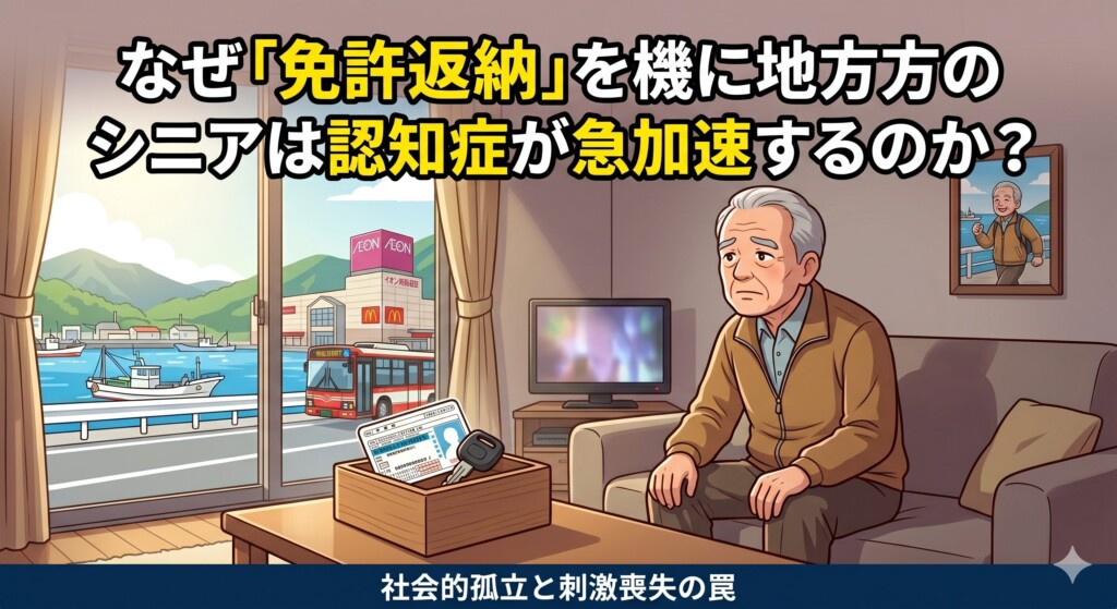 なぜ「免許返納」を機に地方のシニアは認知症が急加速するのか？
