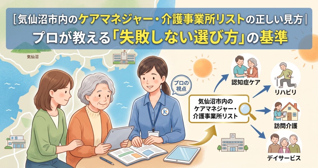 気仙沼市内のケアマネジャー・介護事業所リストの正しい見方｜プロが教える「失敗しない選び方」の基準