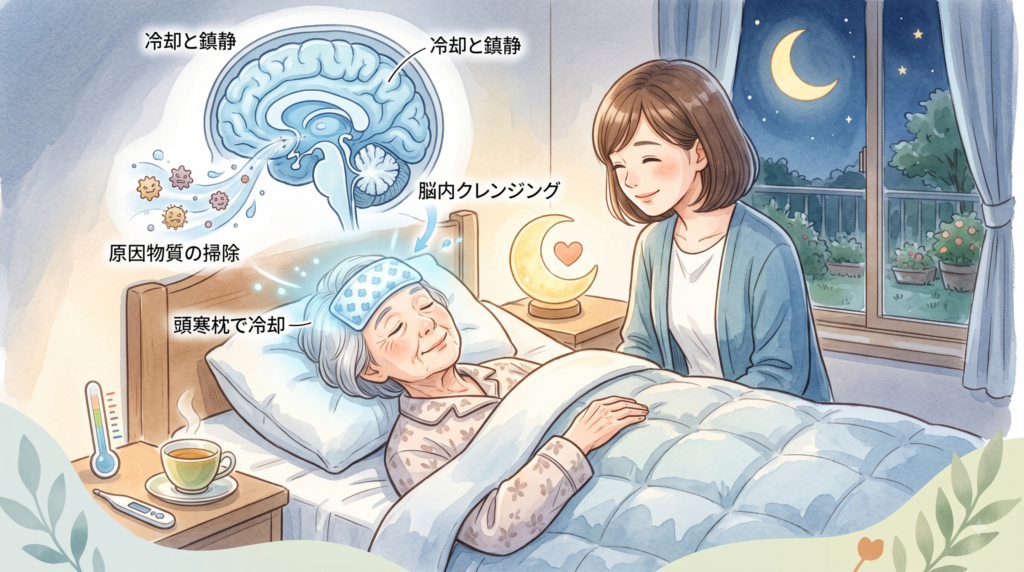 【頭寒編】脳のオーバーヒートを静め、原因物質を掃除する睡眠アプローチ