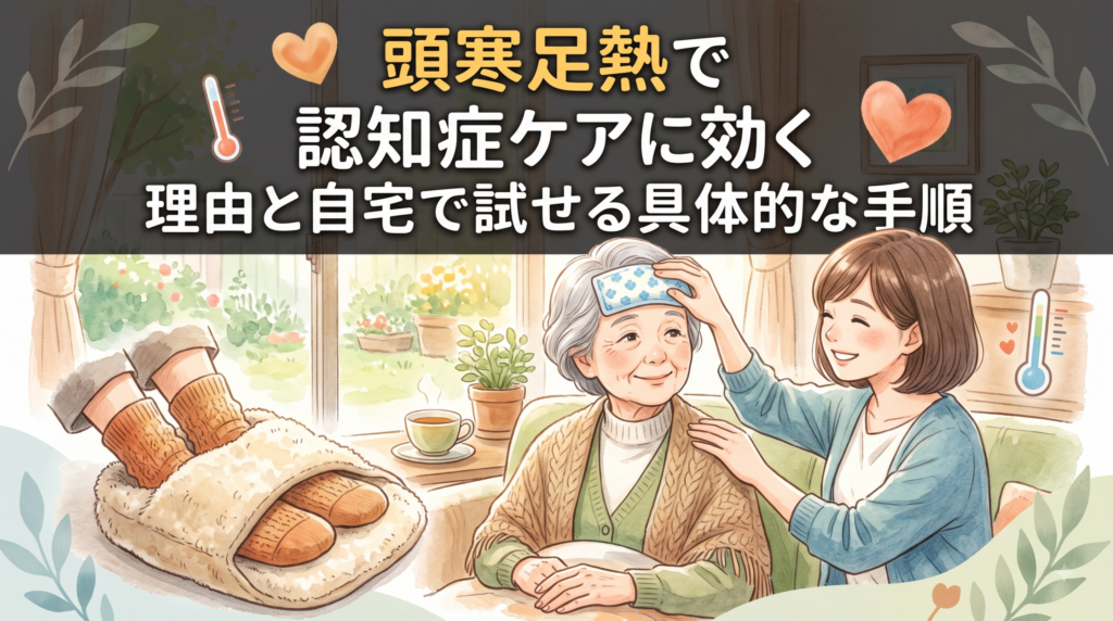 認知症ケアに効く「頭寒足熱」とは？理由と自宅で試せる具体的な手順