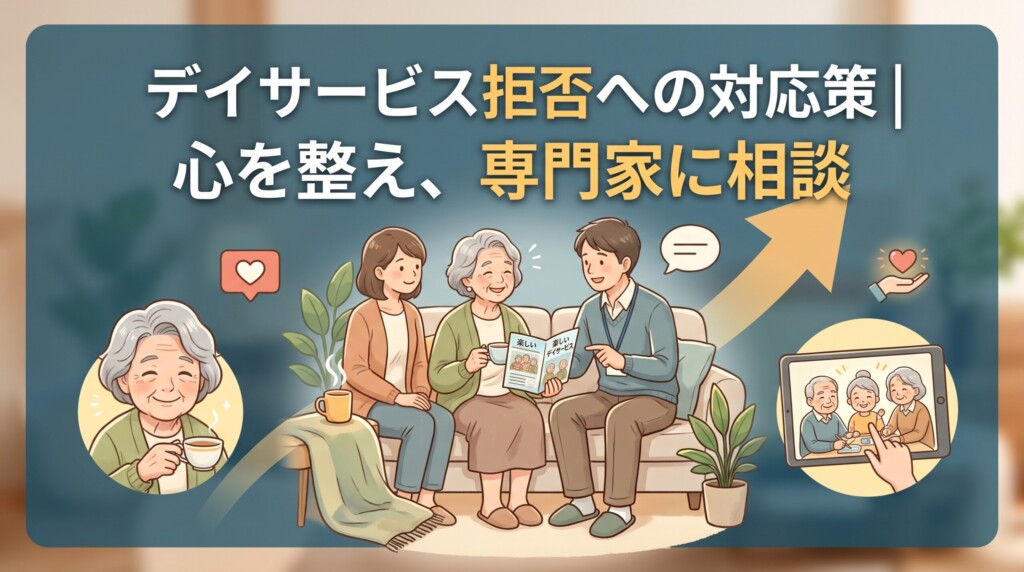 デイサービスに行きたがらない時の対応法｜安心を生む声かけと段階的アプローチ